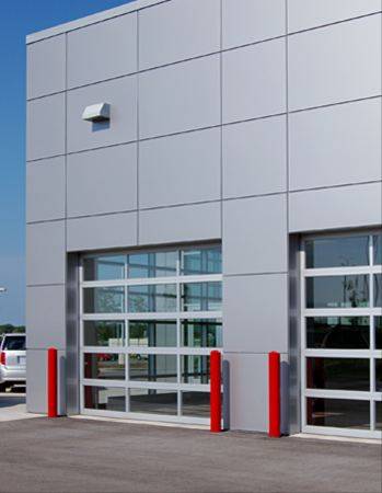 Full-View Aluminum Commercial Door - Garage Door Services, Inc. Omaha, NE Council Bluffs, IA