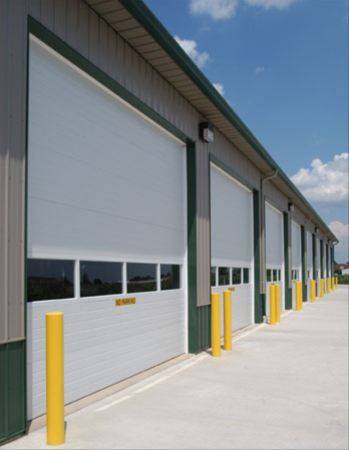 Insulated Sandwich Micro-Groove Commercial Garage Doors - Garage Door Services, Inc.