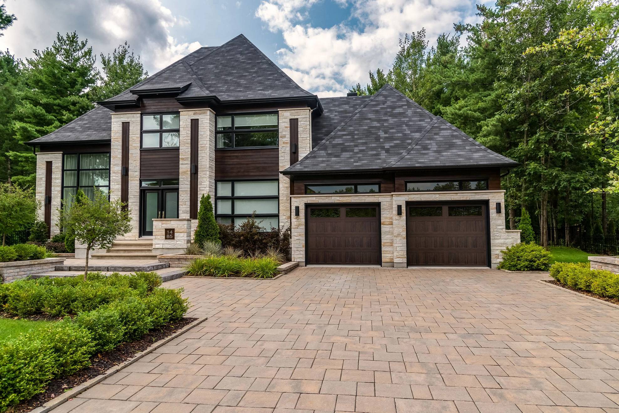 Stamped Shaker Residential Garage Door - Garage Door Services, Inc.