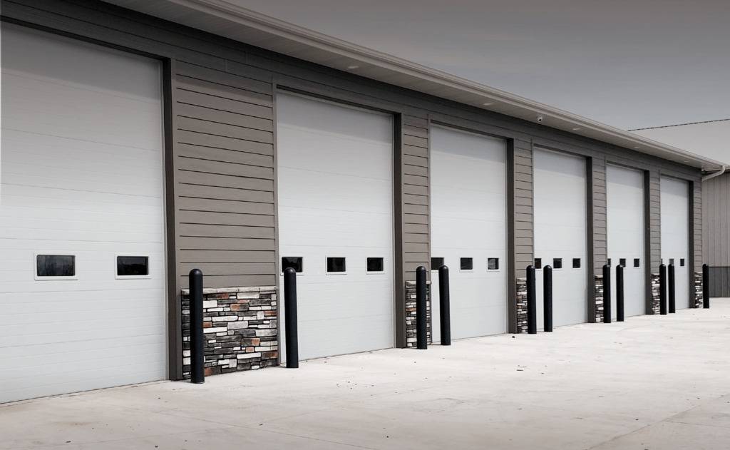 Insulated Sandwich Micro-Groove Commercial Garage Doors - Garage Door Services, Inc.