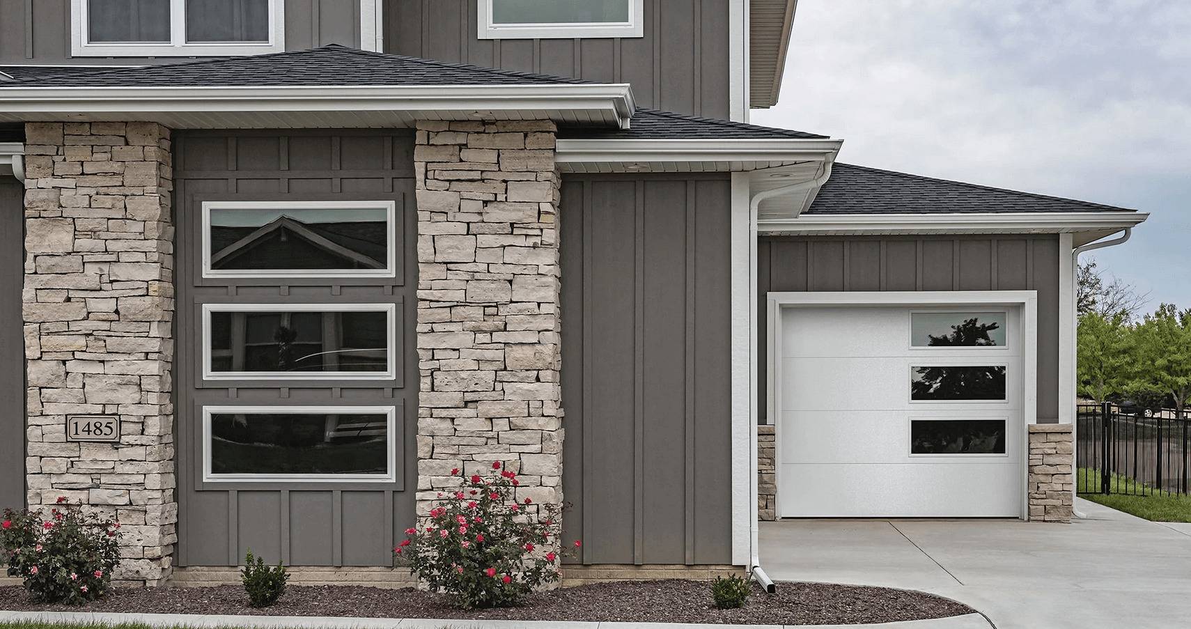 Skyline Flush Garage Door - Residential Garage Door - Garage Door Services, Inc.