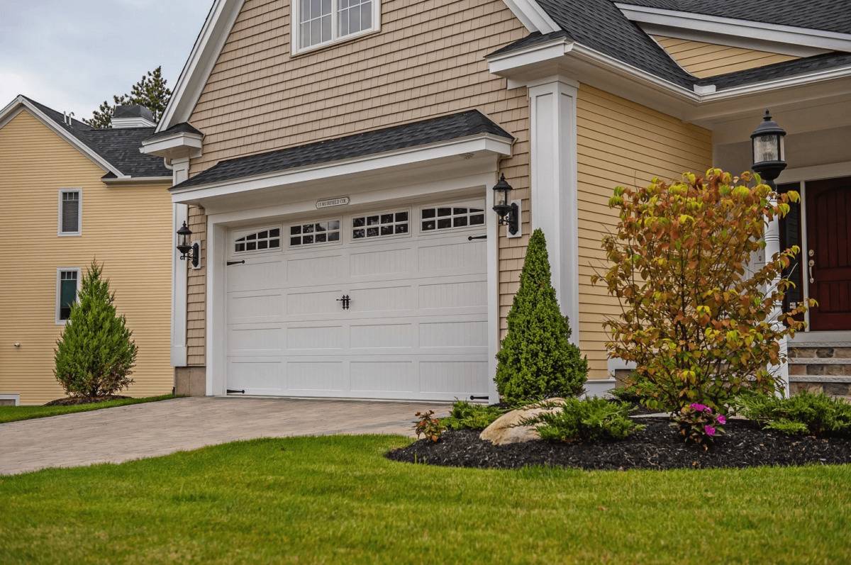 Stamped Carriage House Garage Door Garage Door Services, Inc.